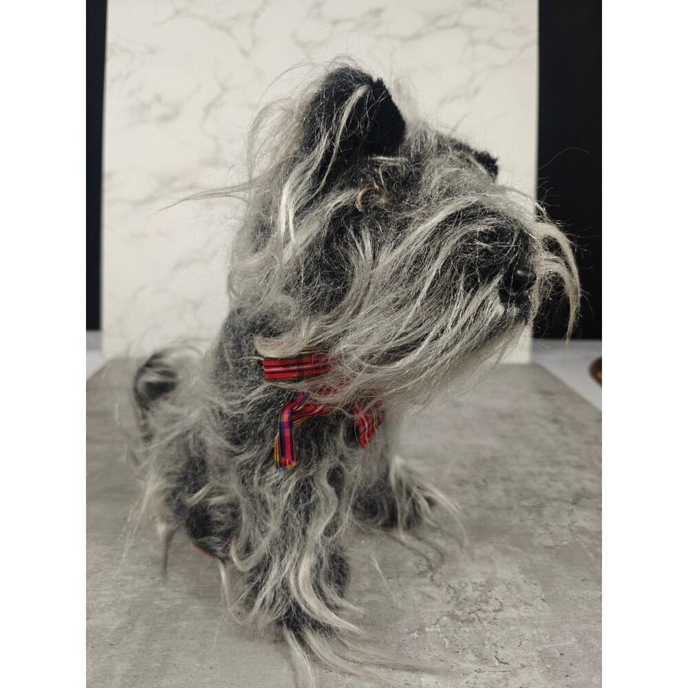 MERRYTHOUGHT England CAIRN TERRIER DOG Stuffed Plush Toy VINTAGE 1970s #25